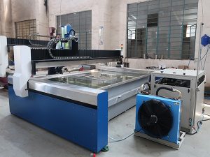 小型CNCウォータージェット切断機、高圧ウォータージェット:大理石、花崗岩、ガラス、セラミック、金属